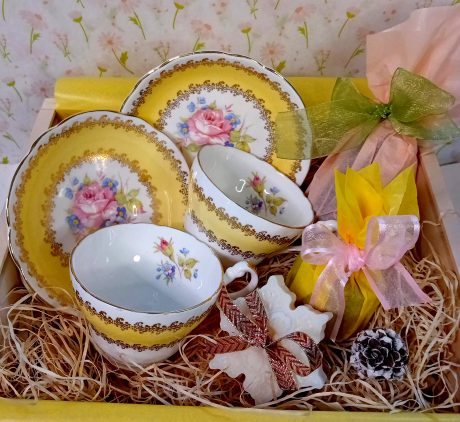 set cadou craciun portelan vintage harrowby 1
