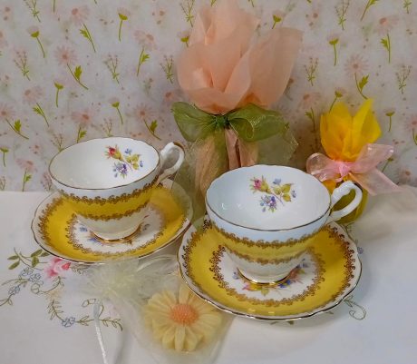 set cadou portelan vintage harrowby 6