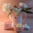 CADOU DE COLECȚIE # MINTON PINK SHELL FIFE – SERVICIU DE CAFEA DEOSEBIT DE RAR, DE PESTE 125 DE ANI