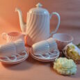 CADOU DE COLECȚIE # MINTON PINK SHELL FIFE – SERVICIU DE CAFEA DEOSEBIT DE RAR, DE PESTE 125 DE ANI