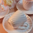 CADOU DE COLECȚIE # MINTON PINK SHELL FIFE – SERVICIU DE CAFEA DEOSEBIT DE RAR, DE PESTE 125 DE ANI