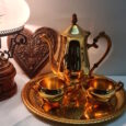 PENTRU COLECȚIONARI # REGAL – SET CADOU CU PIESE AURITE, DEOSEBIT DE RARE